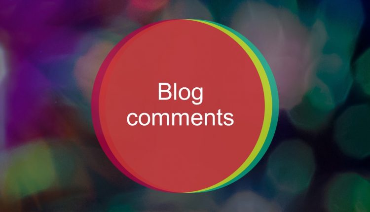 Blog comments