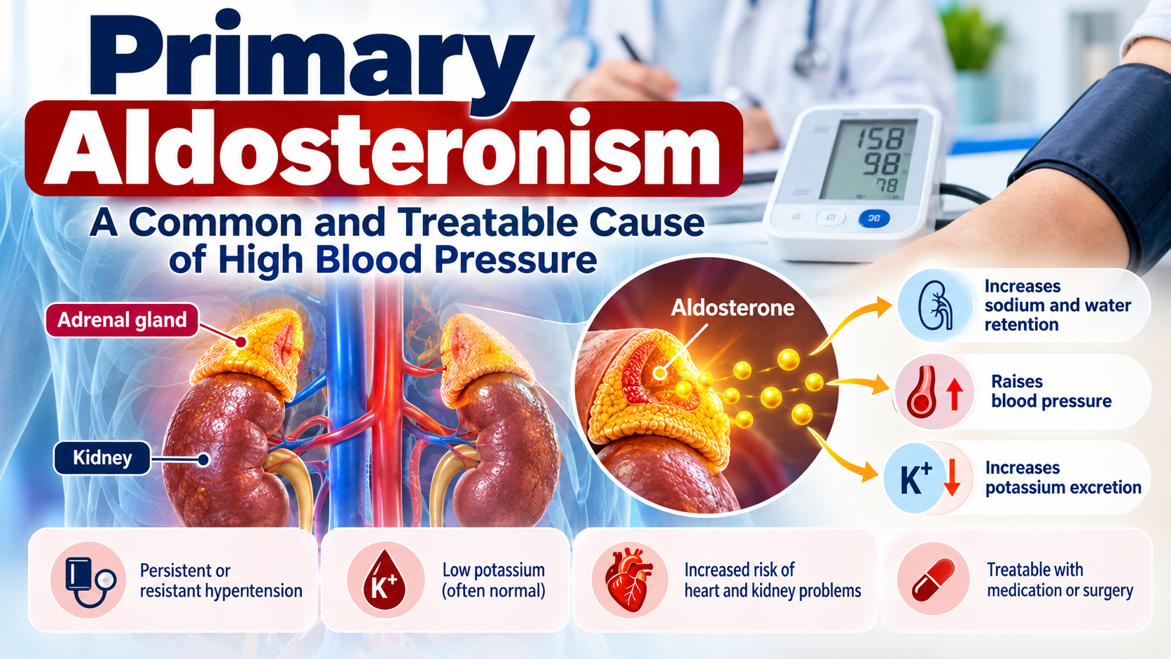 Primary Aldosteronism: Causes, Symptoms, Diagnosis and Treatment