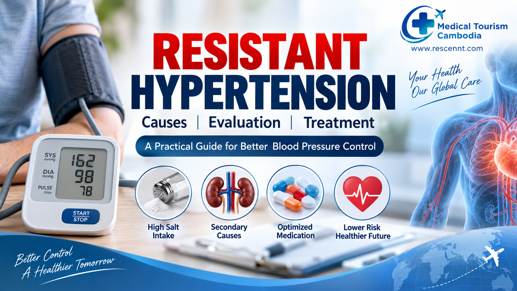 Resistant Hypertension: Causes, Evaluation and Treatment