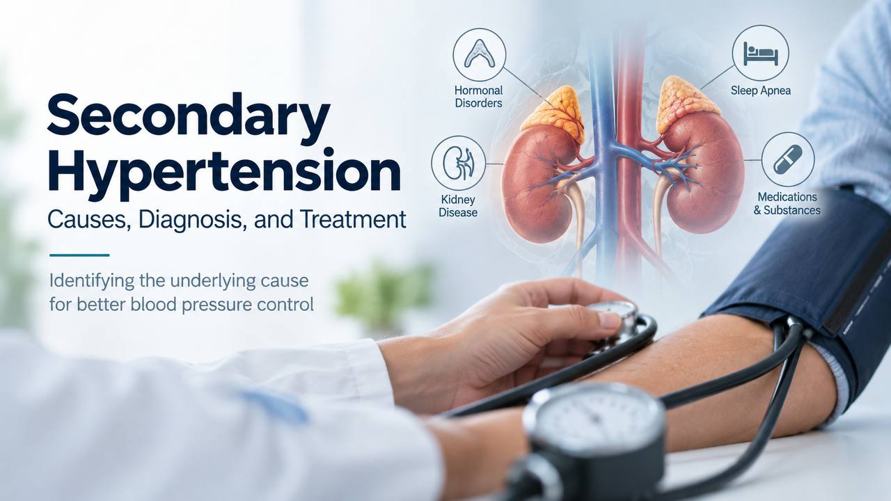 Secondary Hypertension: Causes, Diagnosis, and Treatment