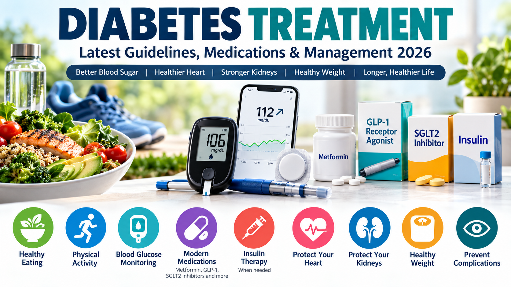 Diabetes Treatment: Latest Guidelines, Medications & Management 2026