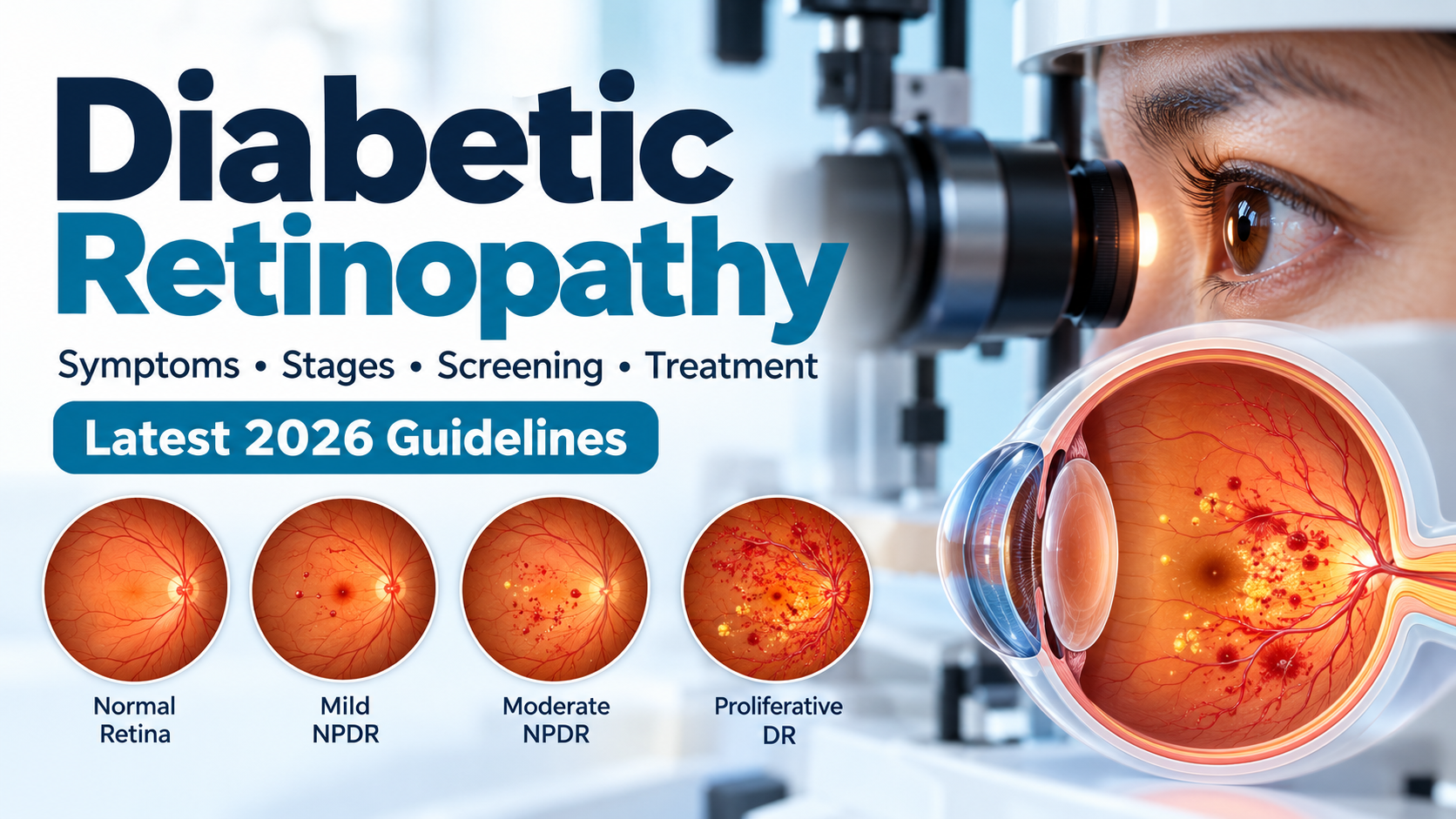 Diabetic Retinopathy: Symptoms, Stages, Screening & Treatment 2026